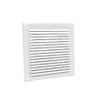 BLAUBERG - Grille aération ventilation aluminium avec moustiquaire - LxH (mm): 150 x 150 - Couleur: Blanc - vignette