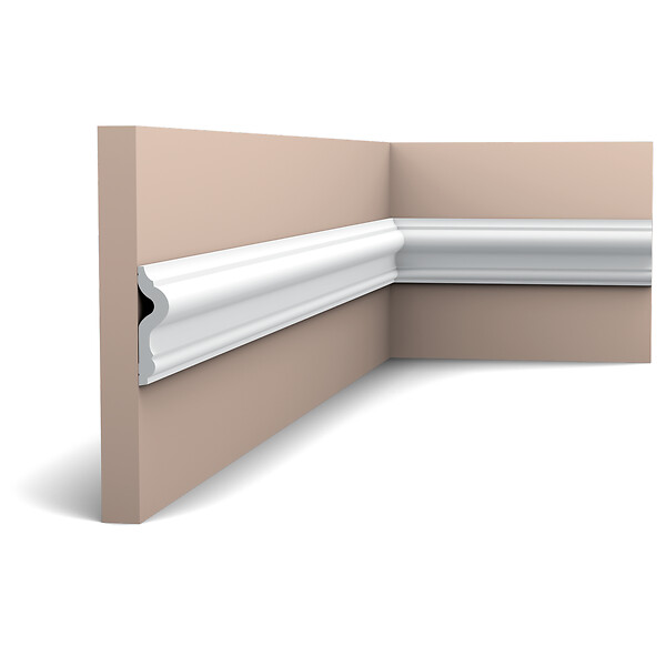 ORAC DECOR - Pack 10 mètres Cimaise murale PX202 avec colle - Orac x Cimaises-et-plus - 7,5 x 2 x 200cm (h x p x L) - moulure décorative polymère - large