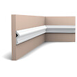 ORAC DECOR - Pack 10 mètres Cimaise murale PX202 avec colle - Orac x Cimaises-et-plus - 7,5 x 2 x 200cm (h x p x L) - moulure décorative polymère - vignette