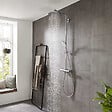 HANSGROHE - Colonne de douche Crometta S 240 EcoSmart chrome HANSGROHE 27268000 avec mitigeur thermostatique - vignette
