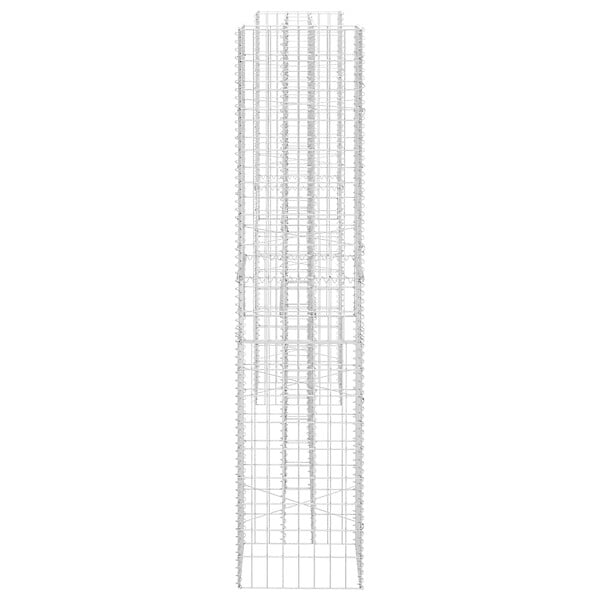 VIDAXL - vidaXL Jardinière à  gabion en H Fil d'acier 260x40x200 cm - large