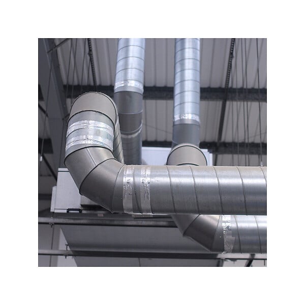 ACOMAT - Ruban adhésif aluminium longueur 50 mètres | assemblage étanchéité des conduits VMC - Largeur (mm): 75 - large