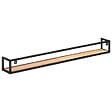 VIDAXL - vidaXL 2x Bois d'Acacia Massif Etagères Murales Etagères Suspendues Etagères Flottantes Supports Muraux Salon Salle de Séjour Intérieur 160 cm - vignette