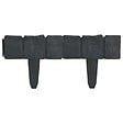 VIDAXL - vidaXL Clôture de jardin/pelouse plastique aspect de pierre 41 pcs 10m - vignette