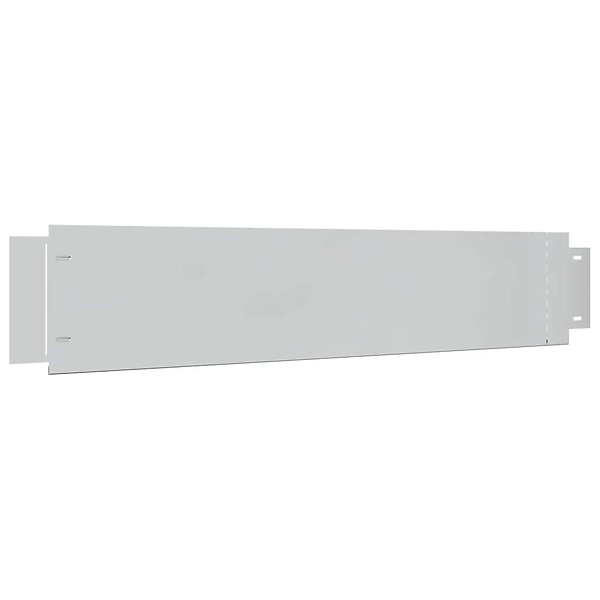 VIDAXL - vidaXL Bordure de pelouse 5 pcs Acier galvanisé 100 x 19 cm - large