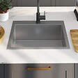 VIDAXL - vidaXL Évier de cuisine fait main Acier inoxydable - vignette