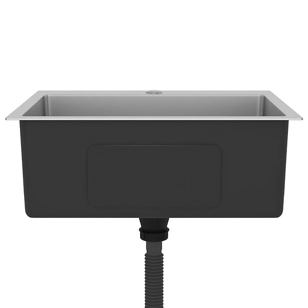 VIDAXL - vidaXL Évier de cuisine fait main Acier inoxydable - large
