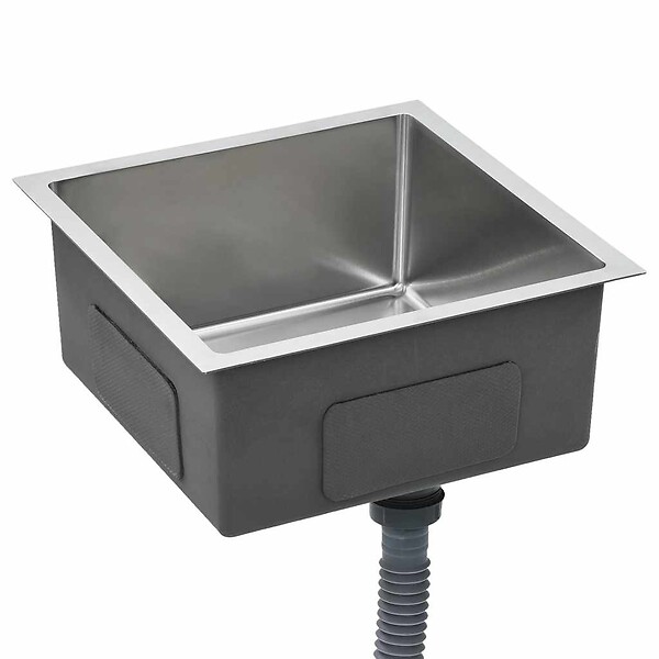 VIDAXL - vidaXL Évier de cuisine fait à la main Acier inoxydable - large