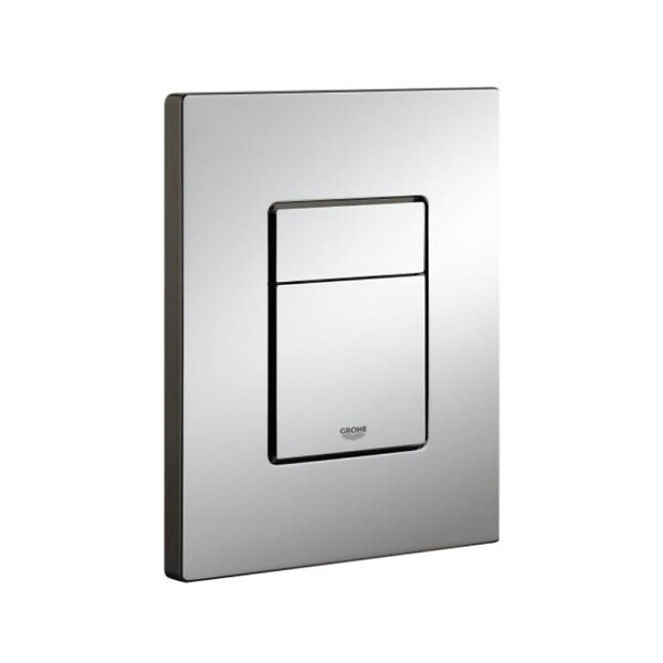 GROHE - Pack WC Bâti-support Rapid SL + WC SAT Vortex sans bride + Abattant SoftClose + Plaque chrome (RSLTORNADO1) - large