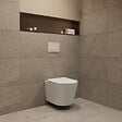 GROHE - Rapid SL Pack WC bâti-support + WC suspendu sans bride avec abattant SoftClose Ceramia + plaque (GRRCE14WT01-FR) - vignette
