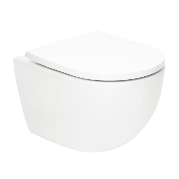 GEBERIT - Pack WC Bâti support Geberit + WC Swiss Aqua Technologies Vortex sans bride + abattant SoftClose + plaque (VORTEXGEB3) - large
