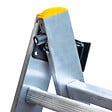 HOSTRÃ–M - Echelle transformable 3 plans StablePro 3x11 marches aluminium extensible coulissante, 6 positions, hauteur travail max 6,31m, garantie 5 ans, Hostrom - vignette