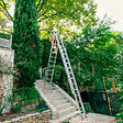 HOSTRÃ–M - Echelle transformable 3 plans StablePro 3x13 marches aluminium extensible coulissante, 6 positions, hauteur travail max 8,61m, garantie 5 ans, Hostrom - vignette