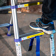 HOSTRÃ–M - Escabeau 10 marches telescopique EXTENDACT10, Echelle telescopique 2.9m+2.6m, escabeau pliable télescopique, H max travail 4,4m, Garantie 5ans Hostrom - vignette