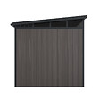 DIRECT-ABRIS - Abri de Jardin Bois Composite 7,5m2 Gris 363x223x227cm EVORA - Cabane a Outils - Local a Vélo - vignette