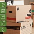 PACK AND MOVE - Pack and Move - Lot 30 Cartons Déménagement Premium - 60 X 30 X 30 - Extrême Résistance 20KG - Réutilisable - Poignées Renforcées - 2 Adhésifs Offerts - vignette
