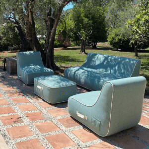 COCO LOUNGE - Salon de jardin gonflable Collection Soge - vert d'eau - large