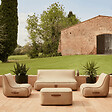 COCO LOUNGE - Salon de jardin gonflable Collection Boho - couleur toile de jute - vignette