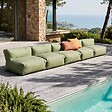 OVIALA - Salon de jardin modulable 5 places vert cactus - Mixi - vignette