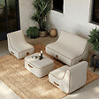 COCO LOUNGE - Salon de jardin gonflable Collection Aloha - blanc cassé - vignette