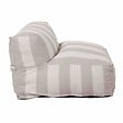 OVIALA - Fauteuil de jardin rayé pour canapé modulable beige - Mixi - vignette