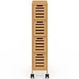 ID MARKET - Tour de rangement 4 tiroirs bambou BEA sur roulettes colonne gain de place - vignette