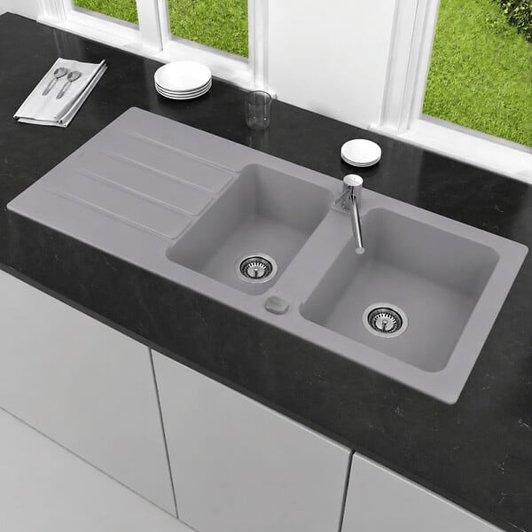 VILLEROY ET BOCH - Evier 116 x 51 cm  Architectura 80 Fossile - large