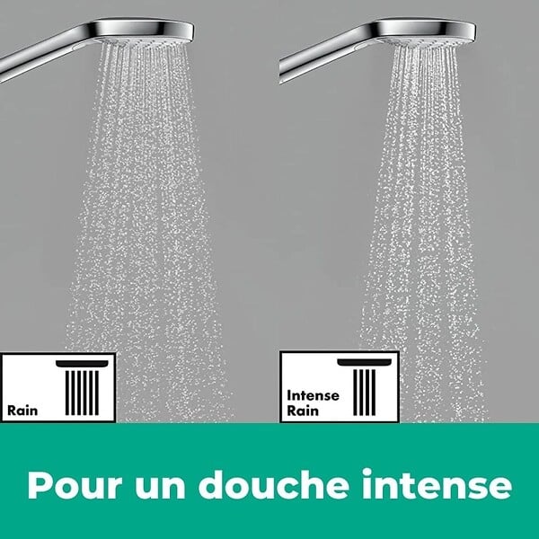 HANSGROHE - Colonne de douche thermostatique Vernis Blend 200 Green chromé - large