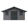 DIRECT-ABRIS - Abri de Jardin Composite ISORA - 20m2 - Gris - Cabane de Jardin - Local - vignette
