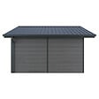 DIRECT-ABRIS - Abri de Jardin Composite ISORA - 20m2 - Gris - Cabane de Jardin - Local - vignette
