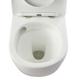 GODART - Pack WC suspendu gain de place bâti mural verre noir + cuvette sans bride vortex Turbi - vignette