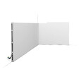 ORAC DECOR - SX207 SQUARE Plinthe Orac Decor - 25 x 1,3 x 200cm (h x p x L) - plinthe décorative polymère A l'unité - vignette
