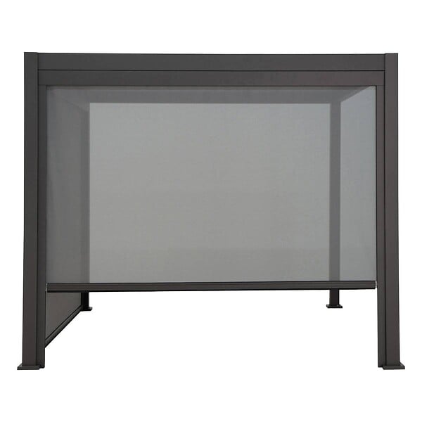 HESPERIDE - Store pour pergola côté 4 m Graphite - Hespéride - large