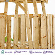 KANGUI - Aire de jeux bois, 2 balançoires, toboggan, escalade, bac à sable WOODI - vignette