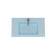 KIAMAMI VALENTINA - Lavabo Hpl 80 Cm Bleu Ciel Avec Cuvette Centrale - vignette