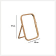 5 FIVE SIMPLY SMART - Miroir pivotant en Bambou H 39 cm - vignette