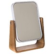 5 FIVE SIMPLY SMART - Miroir pivotant support en Bambou 1 face normale  et 1 face grossissante x3 - vignette