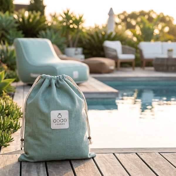 COCO LOUNGE - Fauteuil de jardin gonflable RIVIERA  Collection  Soge - vert d'eau - large