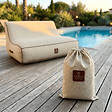 COCO LOUNGE - Canapé de jardin gonflable ALIZÉ Collection Aloha - blanc cassé - vignette