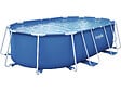 HABITAT ET JARDIN - Piscine tubulaire Ovale "Tina" - 4,24 x 2,50 x 1 m - vignette