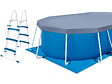 HABITAT ET JARDIN - Piscine tubulaire Ovale "Tina" - 4,24 x 2,50 x 1 m - vignette