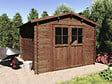 HABITAT ET JARDIN - Abri de jardin en bois "Willow" - 9,3 m² - 28 mm - Marron - vignette