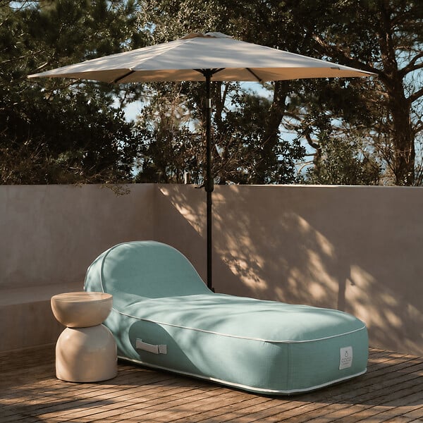 COCO LOUNGE - Transat gonflable PALMA Collection  Soge - vert d'eau - large