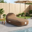 COCO LOUNGE - Transat gonflable PALMA Collection Moka - chocolat - vignette