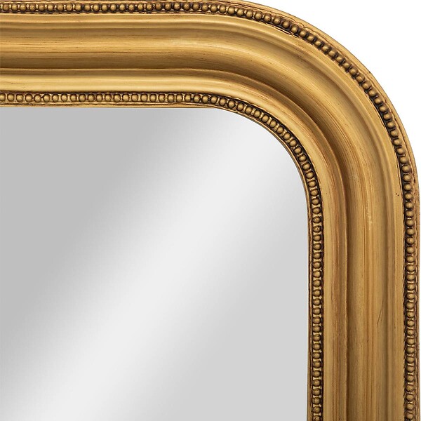 ATMOSPHERA - Grand Miroir mural en Bois doré et Verre 74  x 104 cm - large