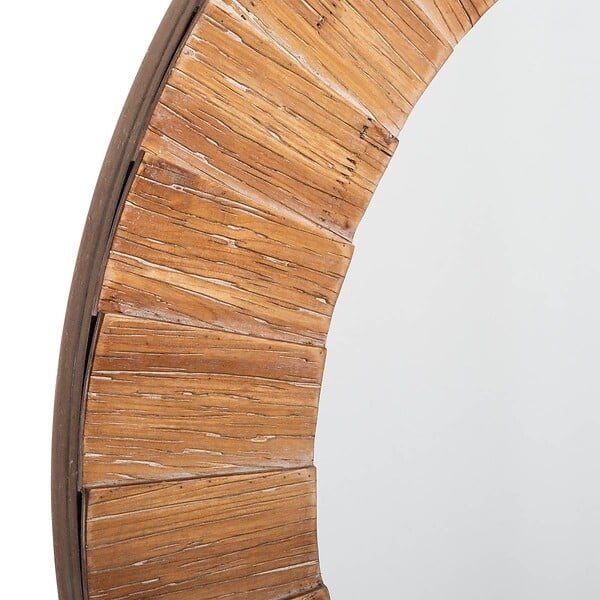 ATMOSPHERA - Grand Miroir mural en Bois de Sapin D 83 cm - large