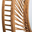 ATMOSPHERA - Grand Miroir mural spirale en Bambou naturel D 72 cm - vignette