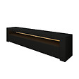 HABITAT ET JARDIN - Meuble TV en bois "Bati" - 150 x 36 x 46 cm - Noir - vignette