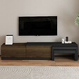 HABITAT ET JARDIN - Meuble TV en bois "Nest" - 180 x 30 x 36 cm - Marron - vignette