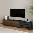 HABITAT ET JARDIN - Meuble TV en bois "Nest" - 180 x 30 x 36 cm - Marron - vignette